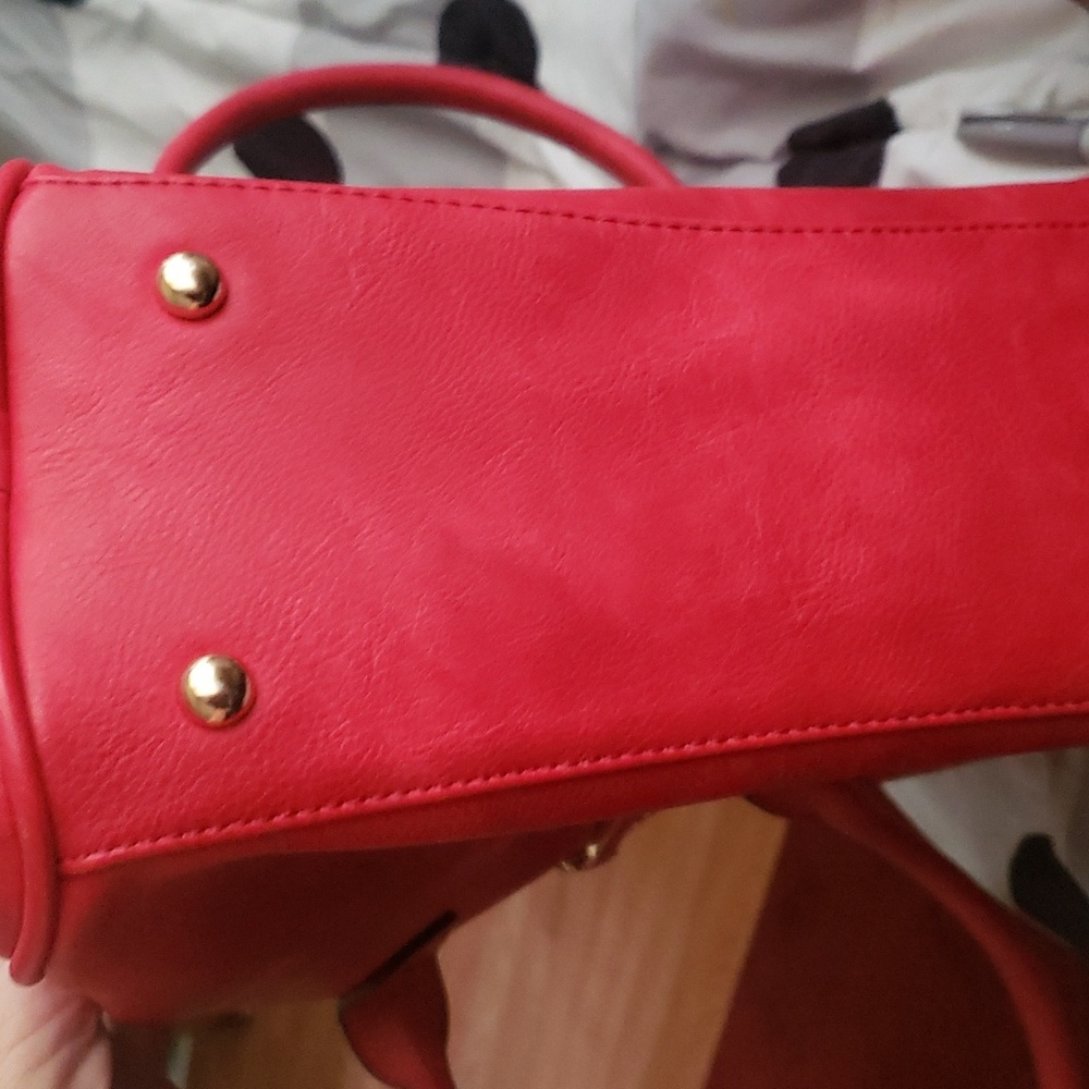 NWOT Exquisite Mellow world vegan leather "jasmine" satchel purse, Beautiful … - Picture 5 of 8